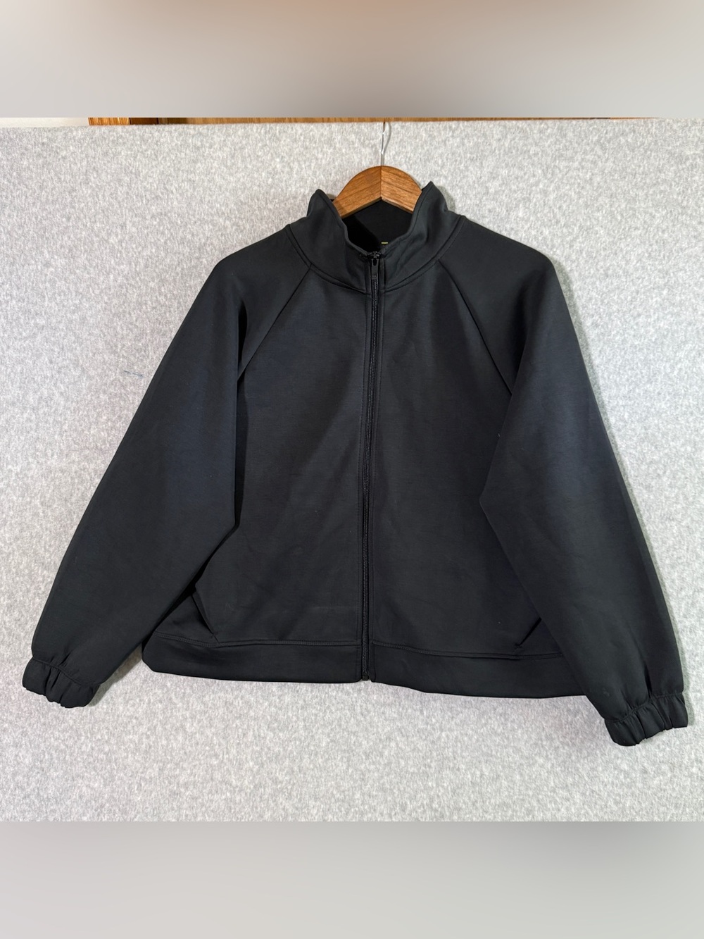 all in motion Black Lightweight Full-Zip Shirt Jacket